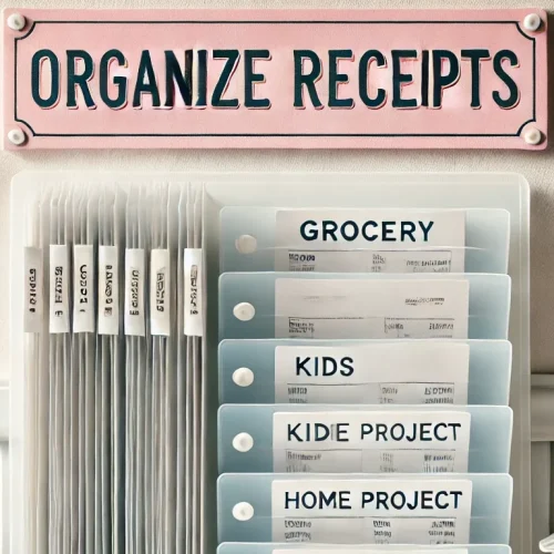 storing receipts